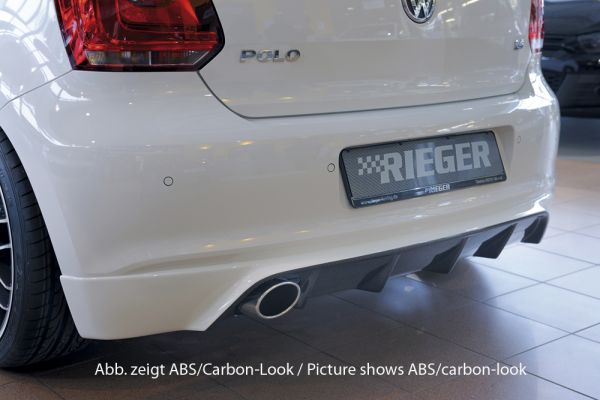 Rieger Heckschürzenansatz für VW Polo 6 (6R) 5-tür. 04.09-01.14