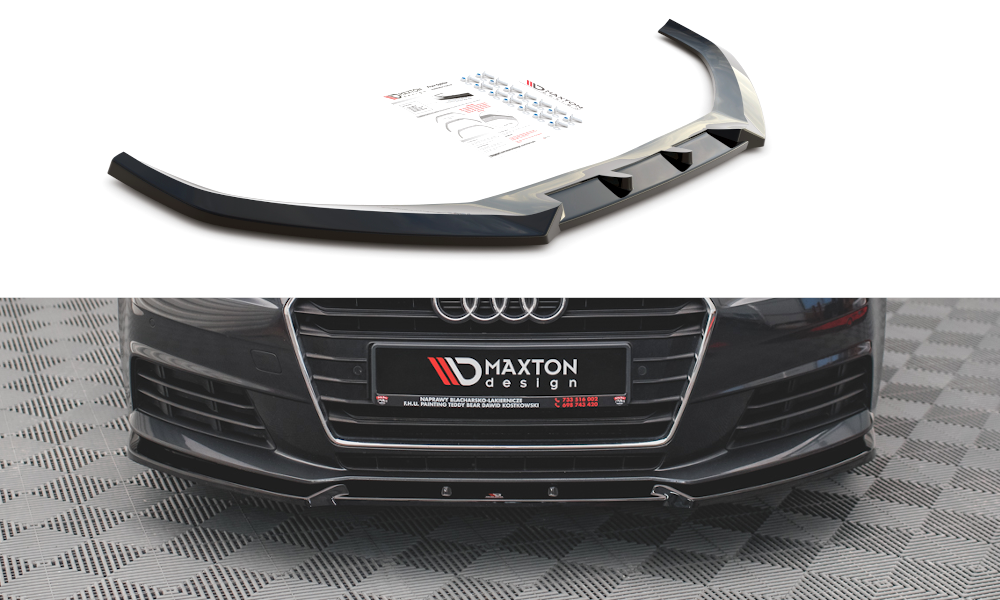 Maxton Front Diffuser V.1 Audi A4 B7 schwarz Hochglanz AU-A4-B7-FD1-G -  Online-Shop