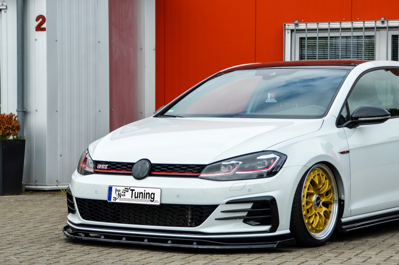 Spoilerschwert Frontspoiler mit Wing für VW Golf 7 GTI TCR ...